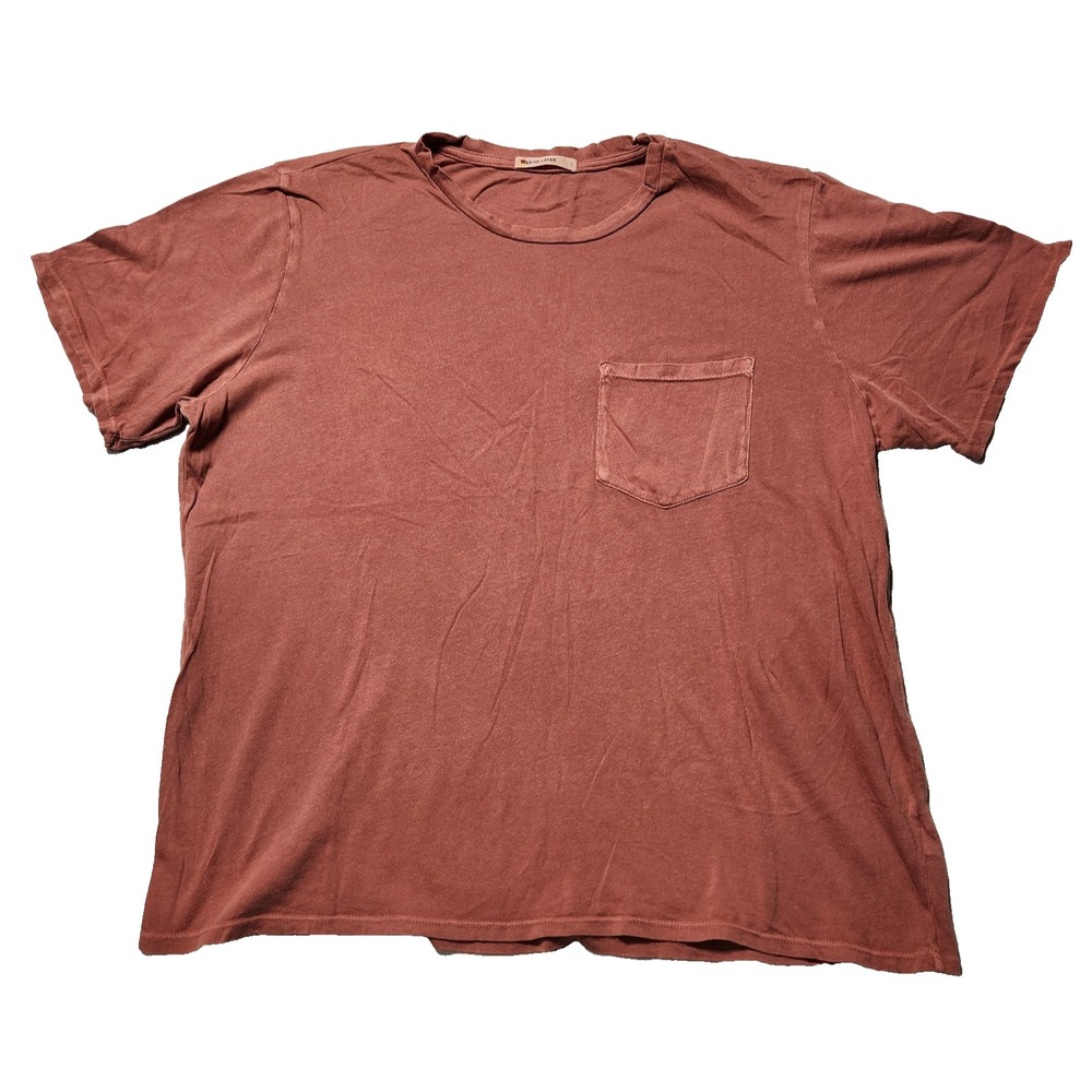 Marine Layer Short Sleeve Pocket Tee in Dusty Rose
